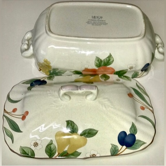 Vintage Discontinued MIKASA Country Classics FRUIT PANORAMA Lidded Tureen - Picture 6 of 10